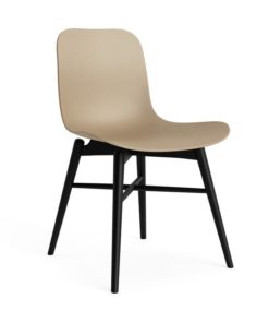 NORR11Langue Chair WoodBeech Black Polypropylene Ecru 800x800