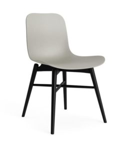 NORR11Langue Chair WoodBeech Black Polypropylene Flint Grey 800x800