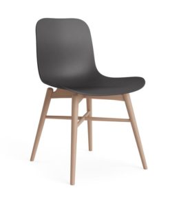 NORR11Langue Chair WoodBeech Natural Polypropylene Anthracite Black 800x800