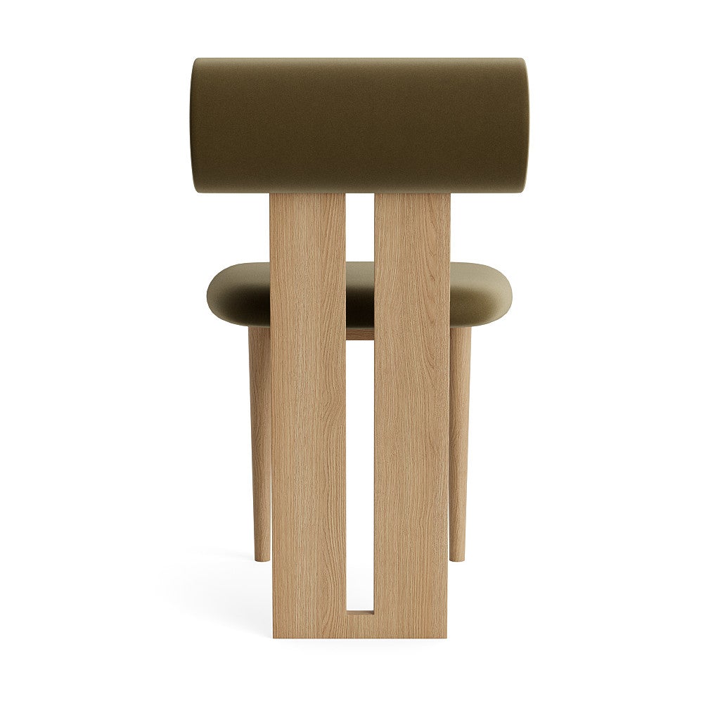 NORR11Hippo Dining ChairBrussels Velvet Olive green