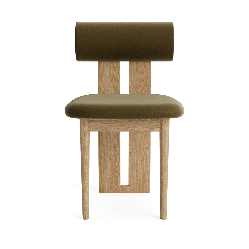 NORR11Hippo Dining ChairBrussels Velvet Olive green