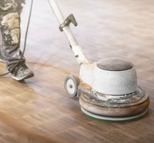 vloer geschuurd