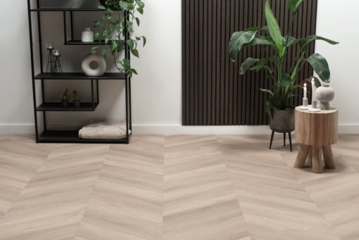 Floer Hongaarse Punt PVC Onbehandeld Eiken sfeer front