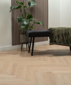 Floer Visgraat PVC Onbehandeld Eiken sfeer perspectief