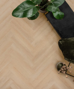 Floer Visgraat PVC Onbehandeld Eiken sfeer topdown