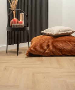 Floer Visgraat PVC vloer Natuur Eiken sfeer perspectief