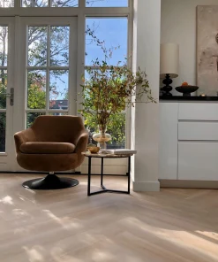 Floer Walvisgraat PVC Balein Beige klantfoto 3