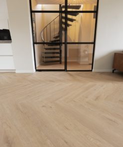 Floer Walvisgraat PVC vloer Gaia Grijsbeige 2