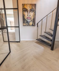 Floer Walvisgraat PVC vloer Gaia Grijsbeige 3