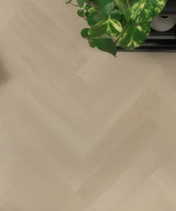 Floer Visgraat PVC vloer Beige Eiken sfeer topdown groot