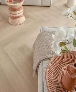 Floer Walvisgraat PVC vloer Zwaardvis Zand woonkamer 10
